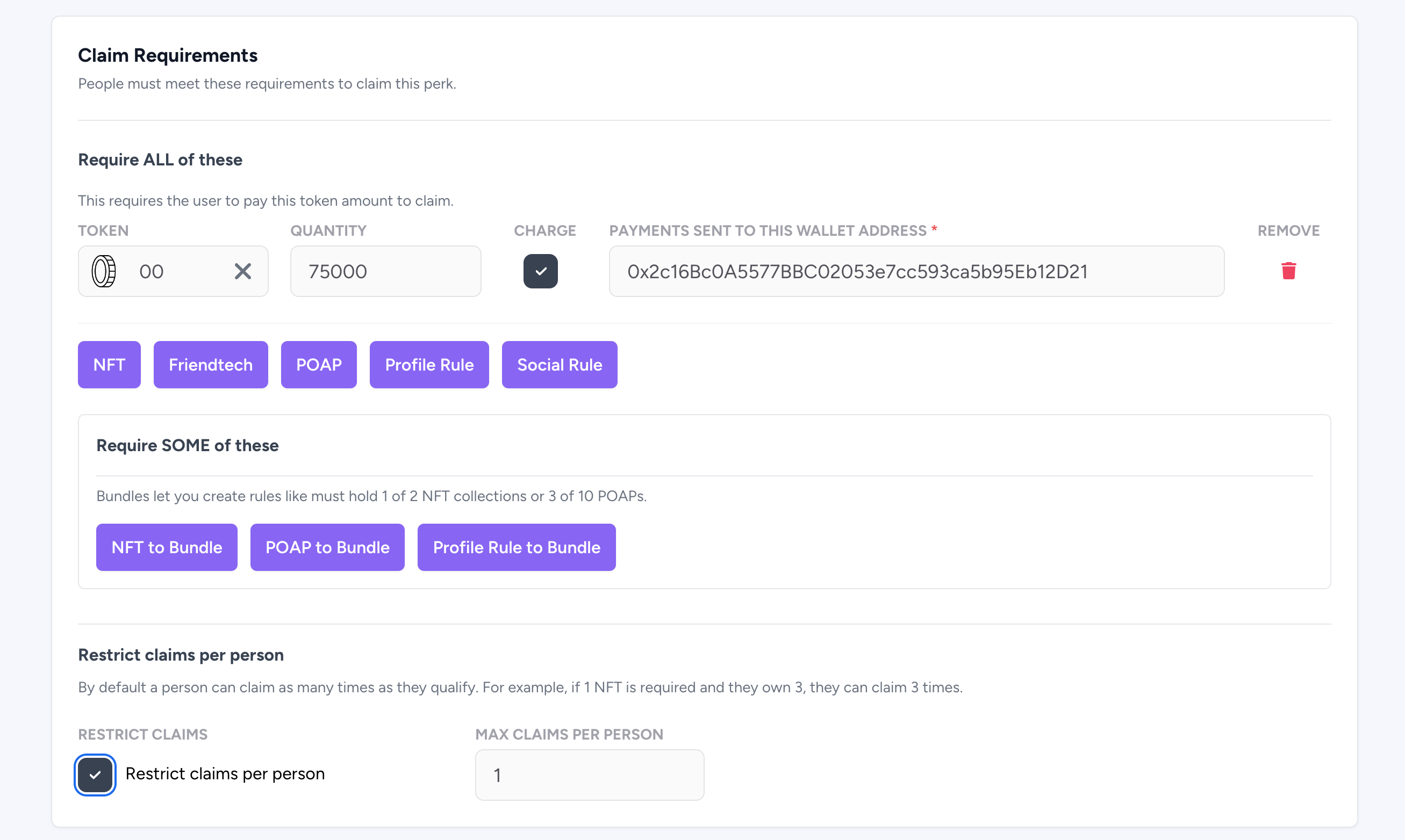 Configure Requirements